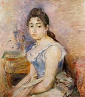 Morisot, Berthe - Young Woman in a Blue Blouse